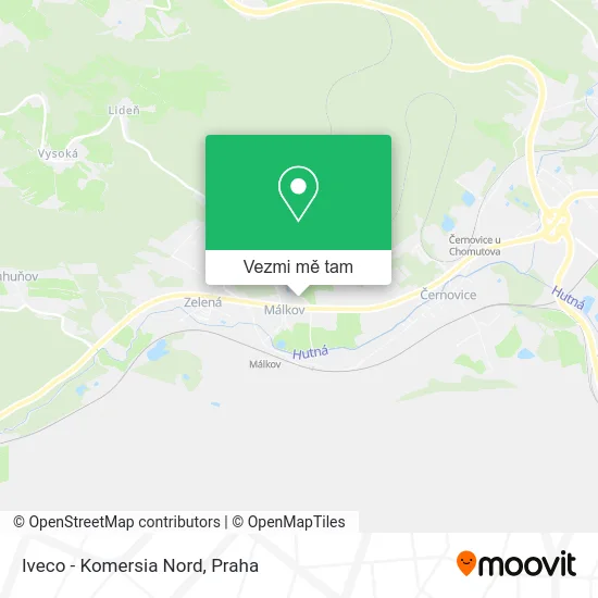 Iveco - Komersia Nord mapa