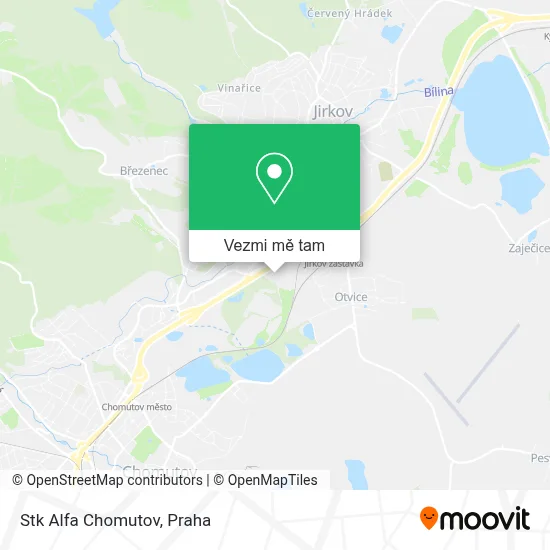 Stk Alfa Chomutov mapa