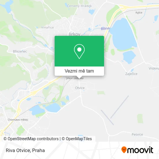 Riva Otvice mapa