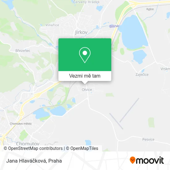 Jana Hlaváčková mapa