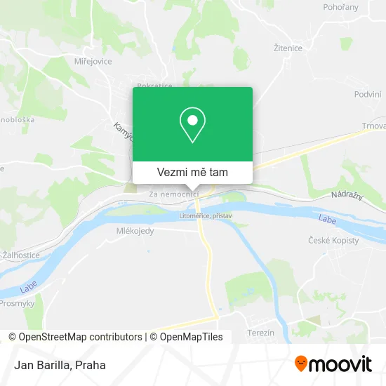 Jan Barilla mapa