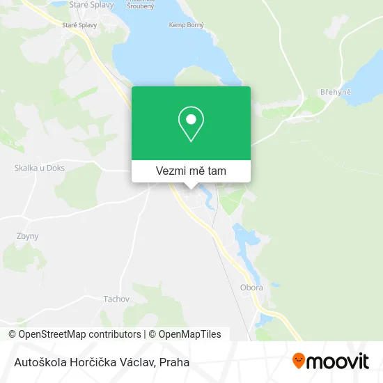Autoškola Horčička Václav mapa
