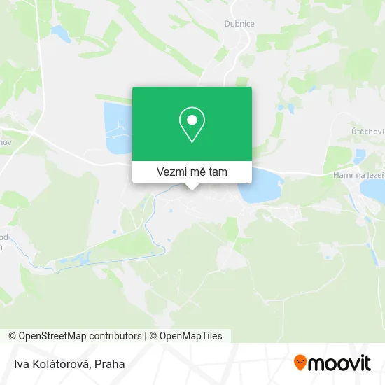 Iva Kolátorová mapa