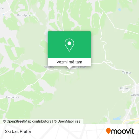 Ski bar mapa