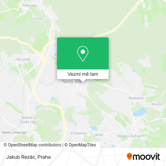 Jakub Rezác mapa