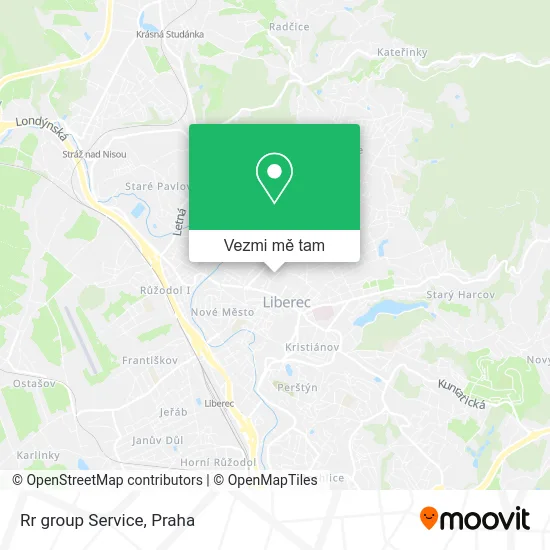 Rr group Service mapa