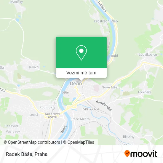 Radek Báša mapa