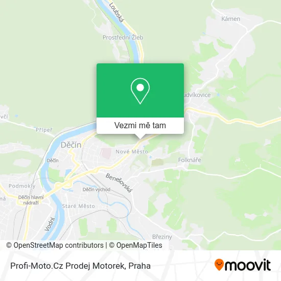 Profi-Moto.Cz Prodej Motorek mapa