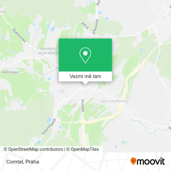 Comtel mapa