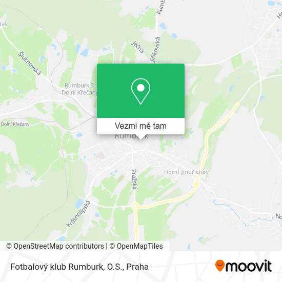 Fotbalový klub Rumburk, O.S. mapa