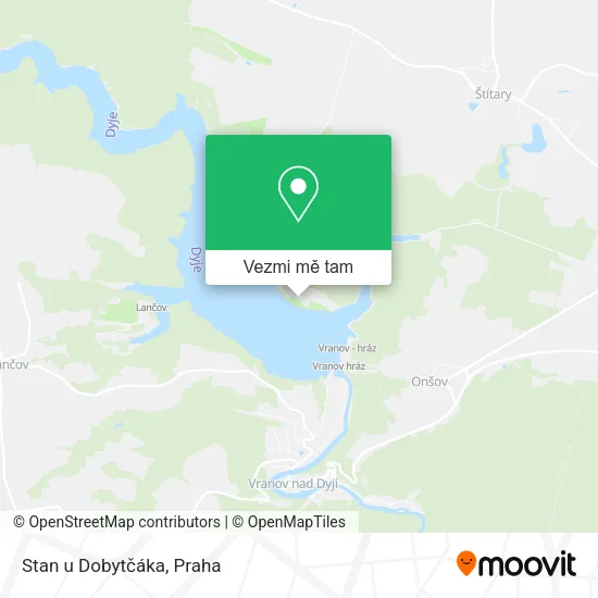 Stan u Dobytčáka mapa
