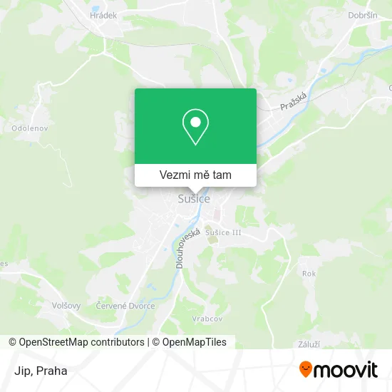 Jip mapa