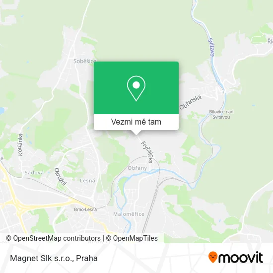 Magnet Slk s.r.o. mapa