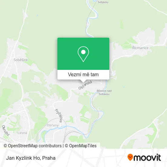Jan Kyzlink Ho mapa