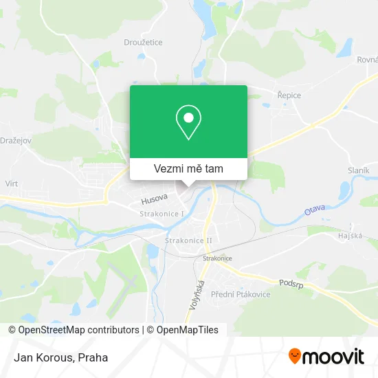 Jan Korous mapa