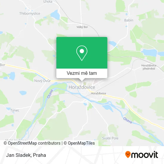 Jan Sladek mapa