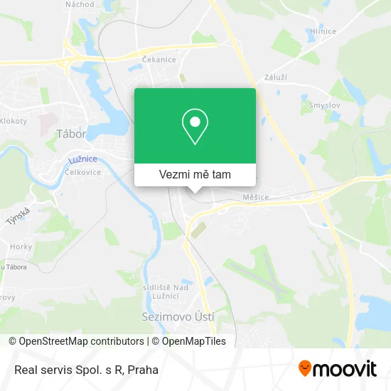 Real servis Spol. s R mapa
