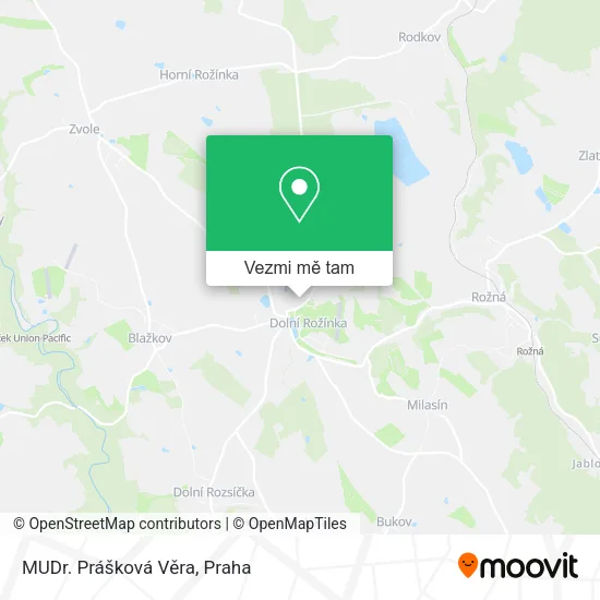 MUDr. Prášková Věra mapa