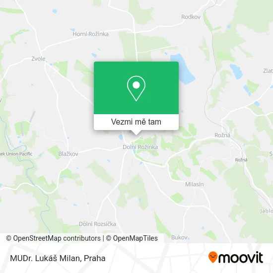 MUDr. Lukáš Milan mapa