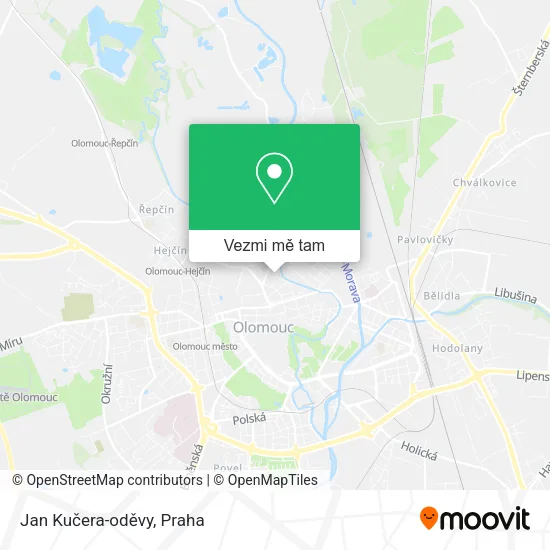 Jan Kučera-oděvy mapa