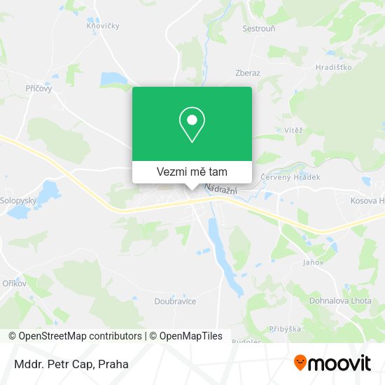 Mddr. Petr Cap mapa