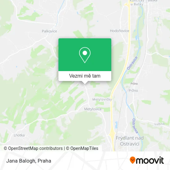Jana Balogh mapa