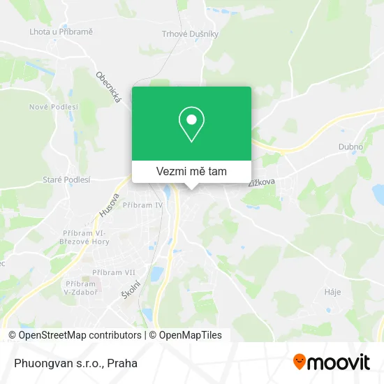 Phuongvan s.r.o. mapa
