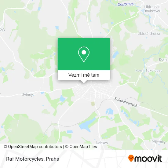 Raf Motorcycles mapa