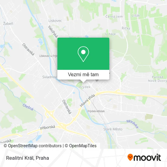 Realitní Král mapa