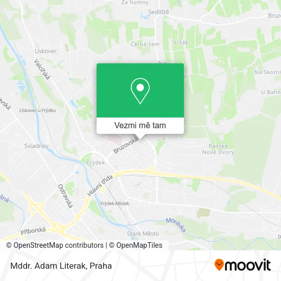 Mddr. Adam Literak mapa