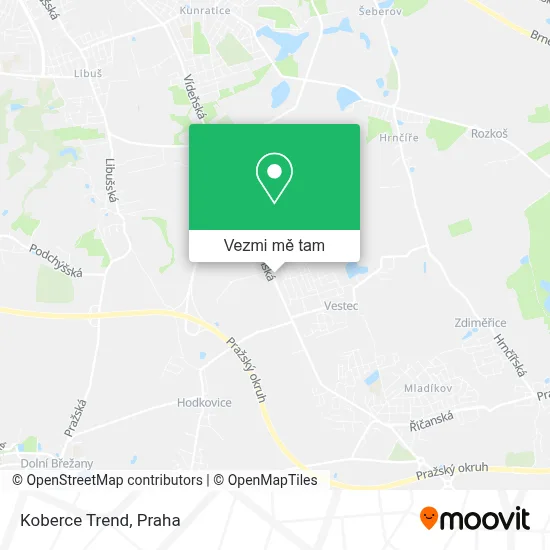 Koberce Trend mapa