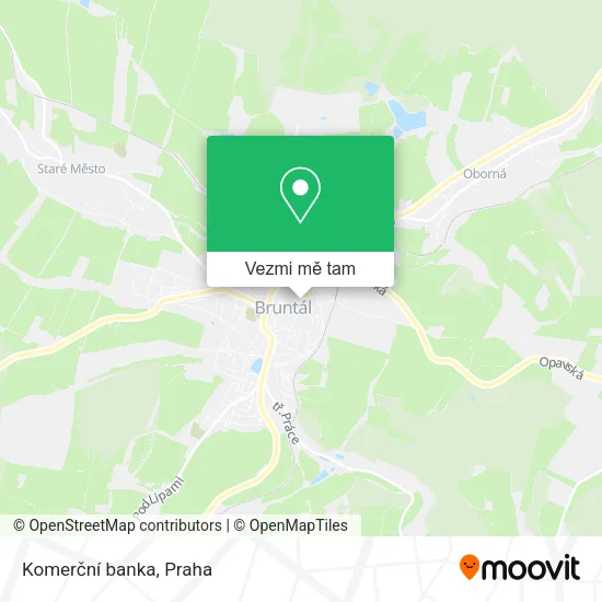Komerční banka mapa