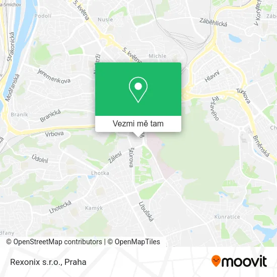 Rexonix s.r.o. mapa