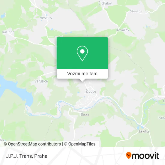 J.P.J. Trans mapa