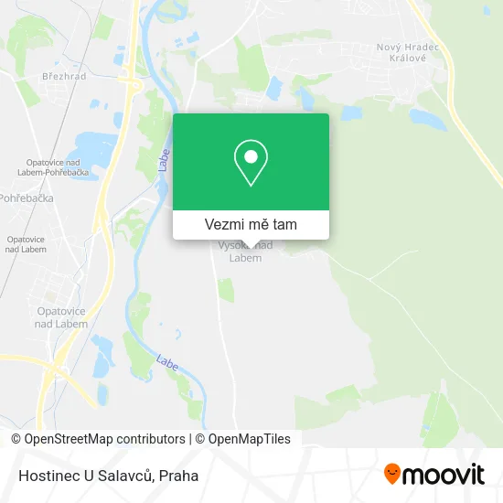 Hostinec U Salavců mapa
