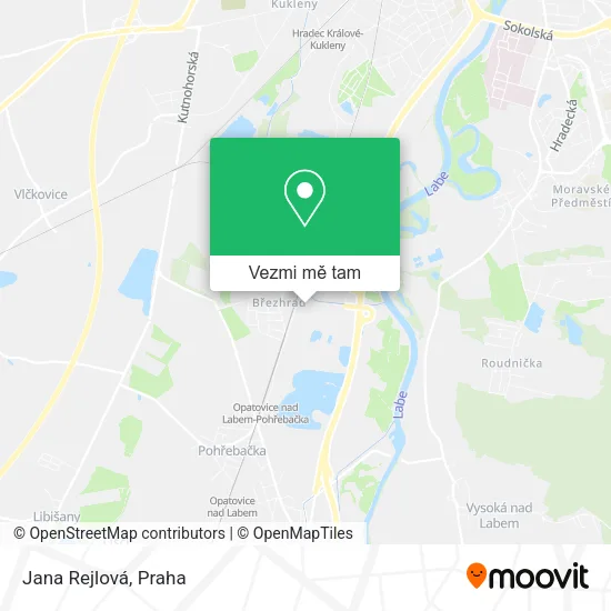 Jana Rejlová mapa