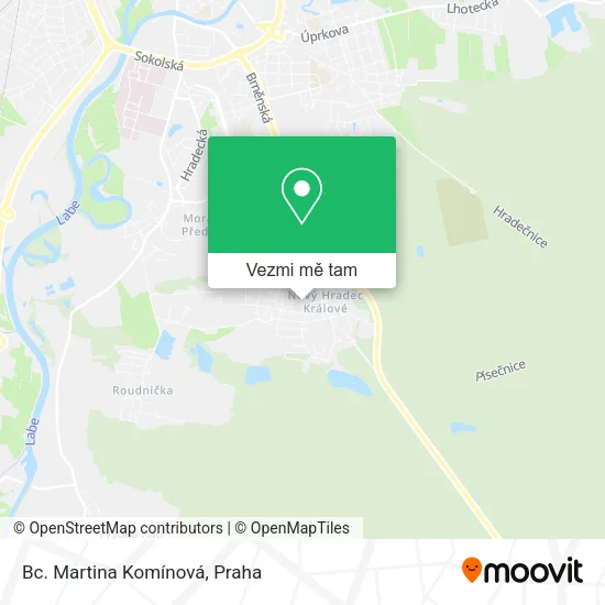 Bc. Martina Komínová mapa