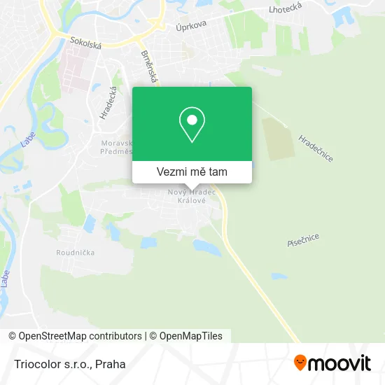 Triocolor s.r.o. mapa