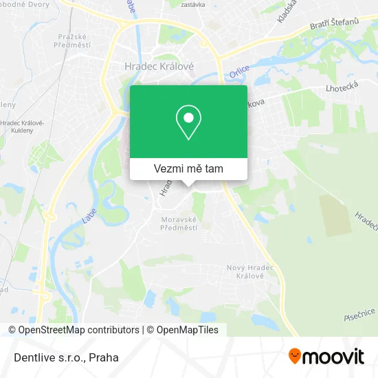 Dentlive s.r.o. mapa