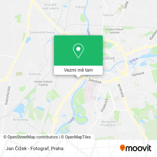 Jan Čížek - Fotograf mapa