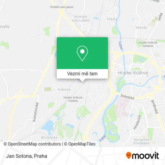 Jan Sotona mapa