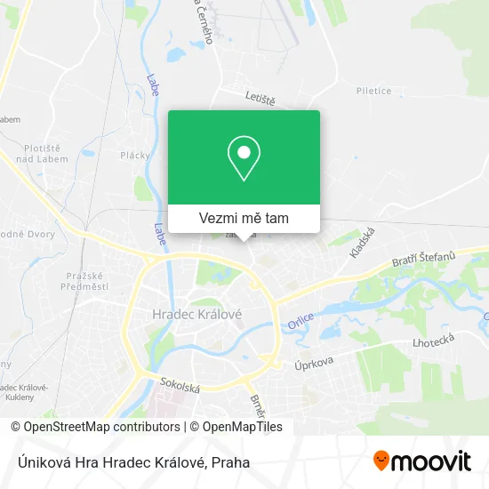Úniková Hra Hradec Králové mapa
