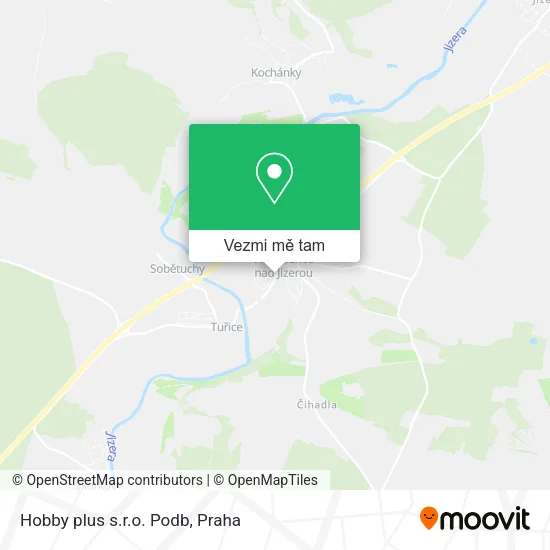 Hobby plus s.r.o. Podb mapa