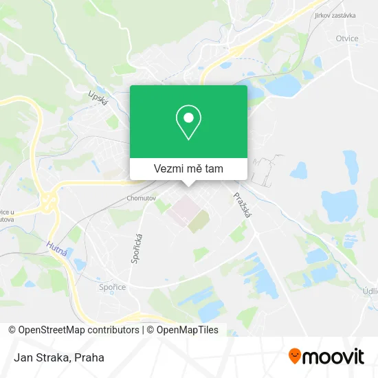 Jan Straka mapa