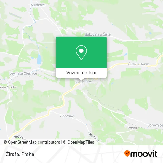 Žirafa mapa