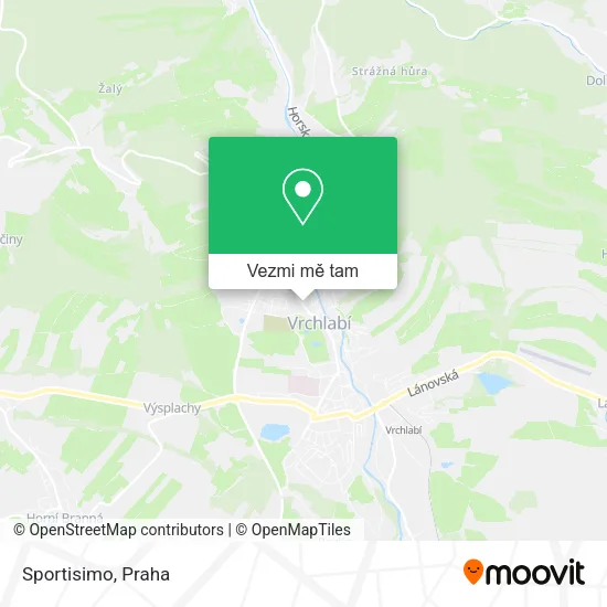 Sportisimo mapa