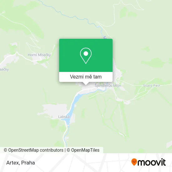 Artex mapa