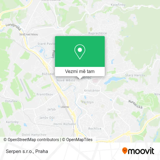 Serpen s.r.o. mapa