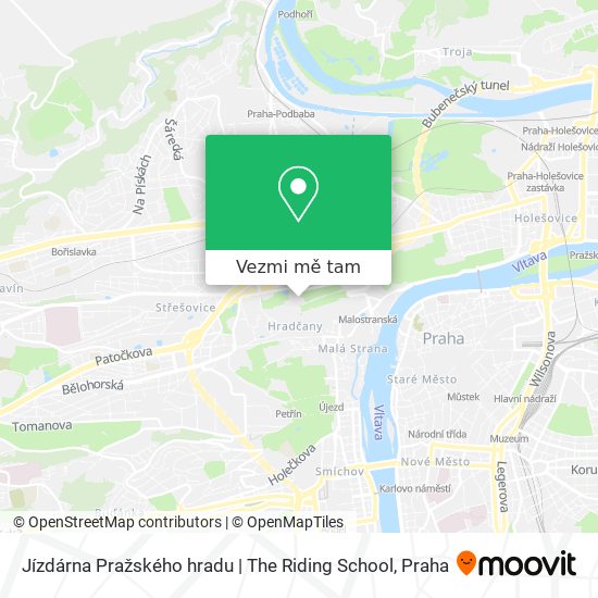 Jízdárna Pražského hradu | The Riding School mapa