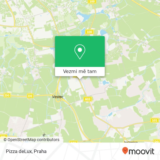 Pizza deLux mapa